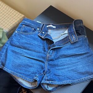 Levi's Women's Blue Jean Shorts